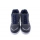 Elevator Sports Shoes Men - Blue - Leather / Fabric - +2.2'' / +5,5 CM - Procida - Mario Bertulli