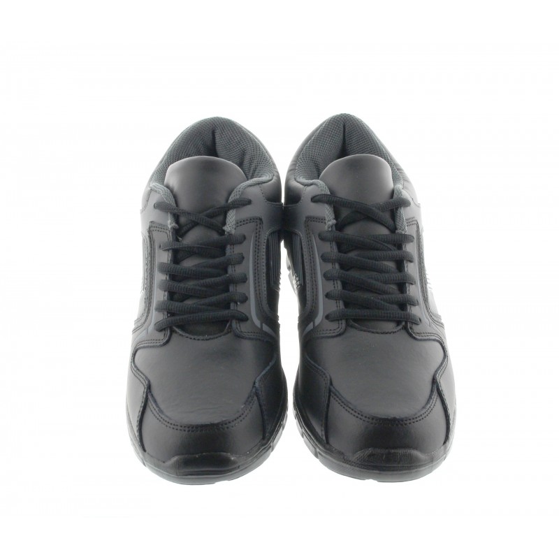 Platform Sport Shoes Men - Black - Leather - +2.2'' / +5,5 CM - Sport - Mario Bertulli