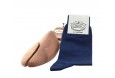 Blue sea Scottish lisle thread socks - Scottish Thread Socks from Mario Bertulli - specialist in height increasing shoes