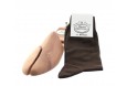 Brown Scottish lisle thread socks - Scottish Thread Socks from Mario Bertulli - specialist in height increasing shoes
