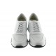 Height Increasing Sneakers Men - +2.8'' / +7 CM - Leather/mesh - White - Leisure - Mario Bertulli