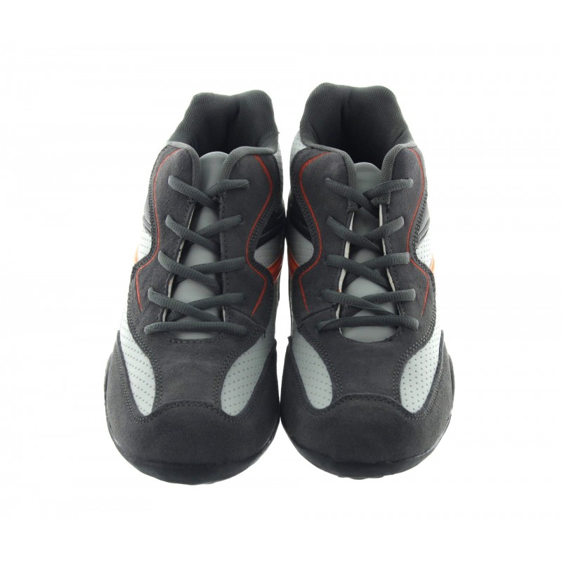 Platform Sport Shoes Men - Dark gray - Nubuk / Leather - +2.6'' / +6,5 CM - Sport - Mario Bertulli