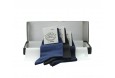 3 pairs socks box - blue/anthracite/dark blue - Luxury Men's Socks Online from Mario Bertulli - specialist in height increasing 