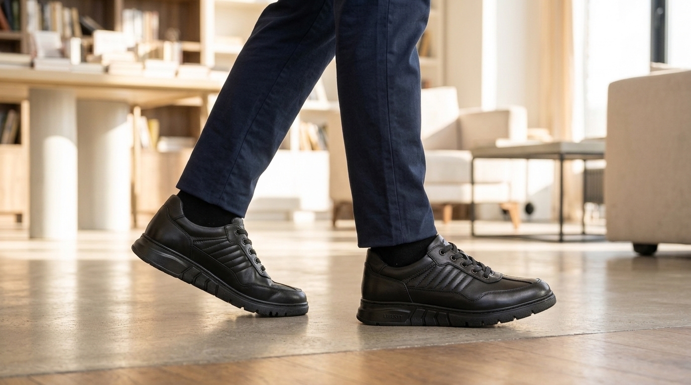 Elevating Shoes Pineto Black +2.8''
