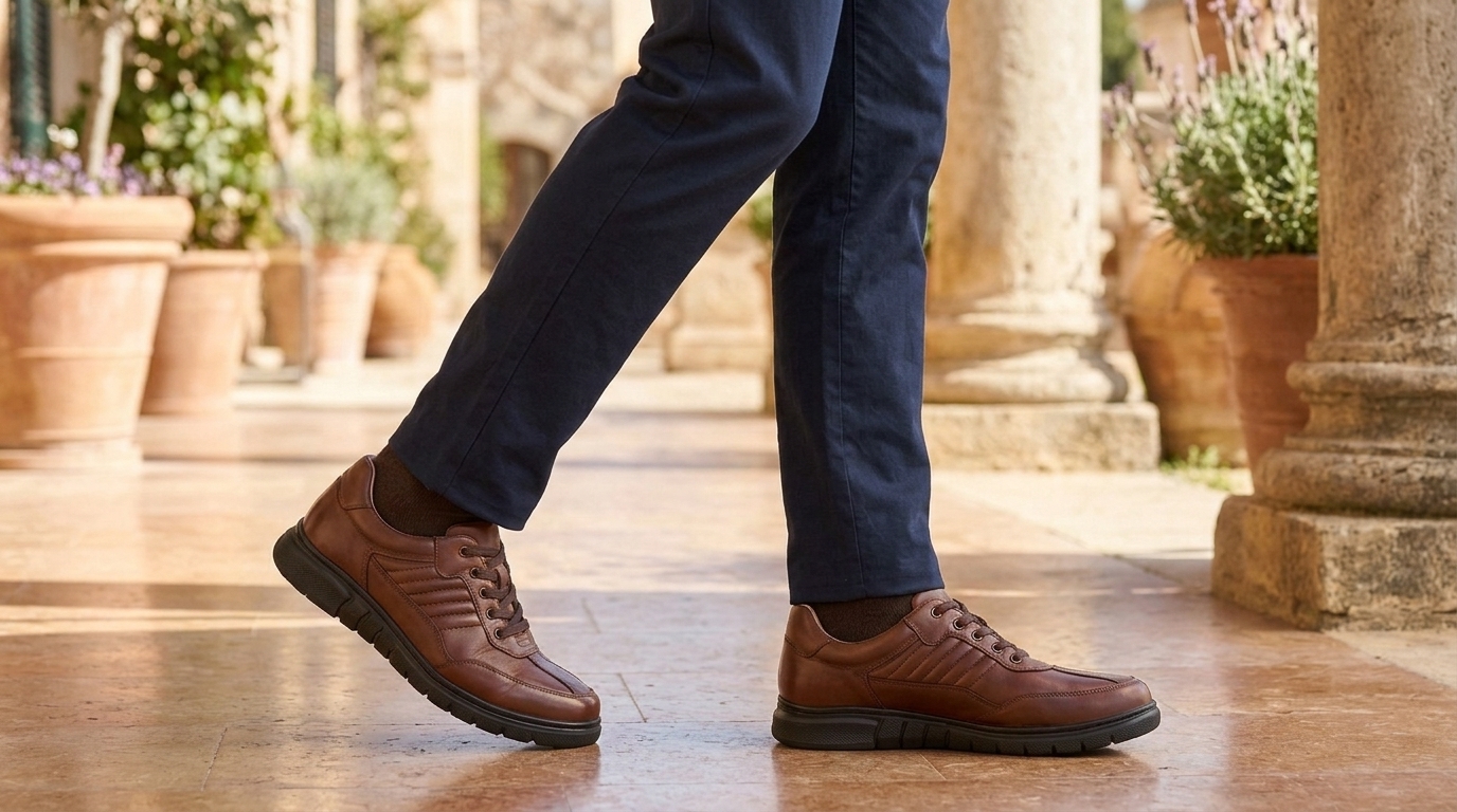 Elevated Pineto Shoes Brown +2.8''