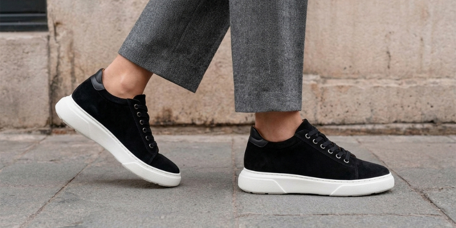 Sova Noir women's height-increasing shoes +3.0''
